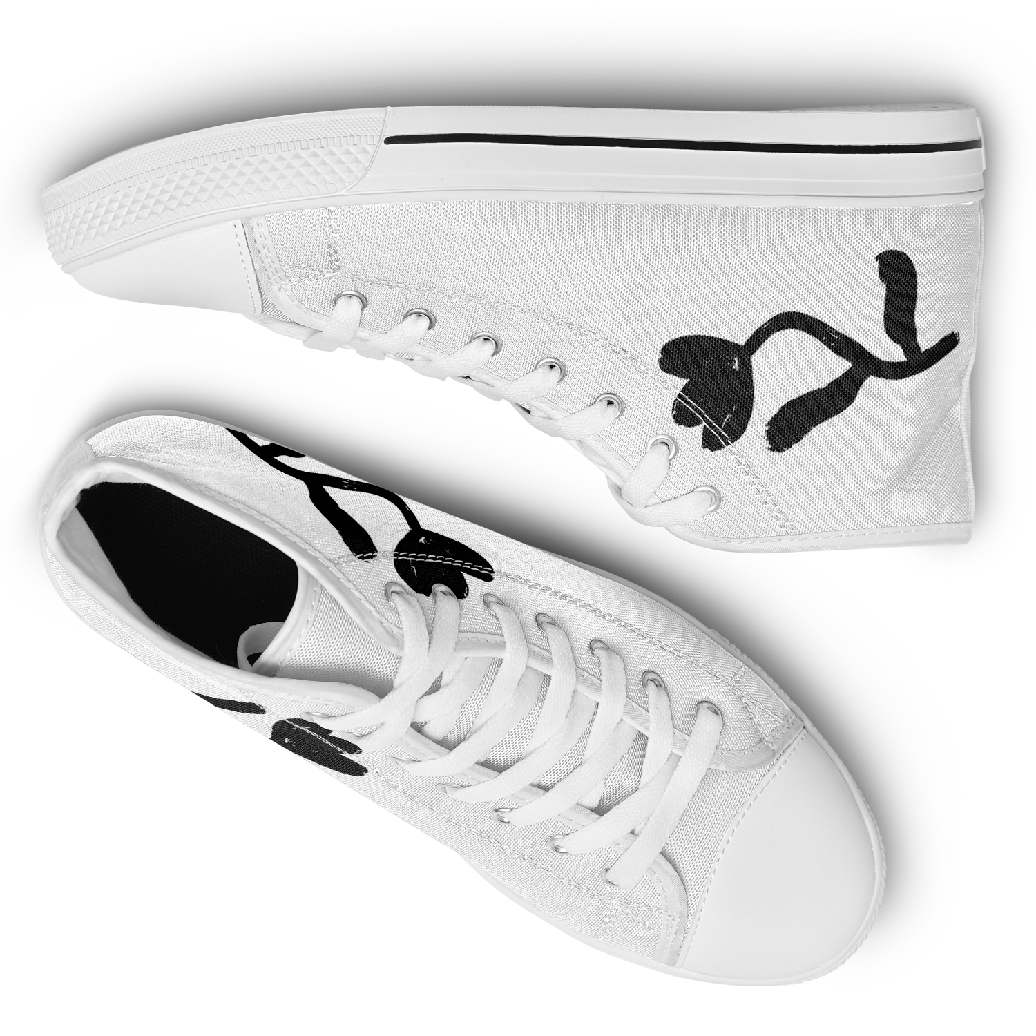 N | SNEAK | tulip pattern high top