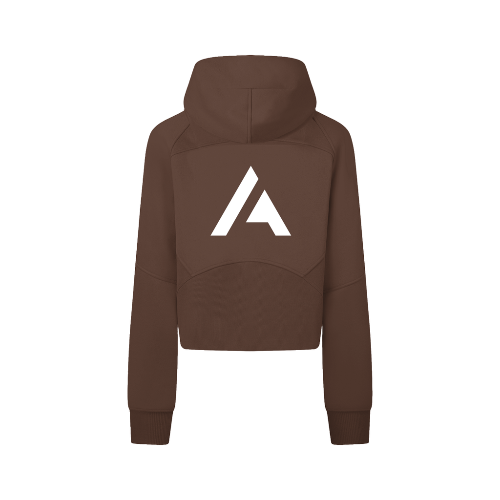 WOMEN'S ZIP-THROUGH HOODIE | cropped - Arcadia Apparel