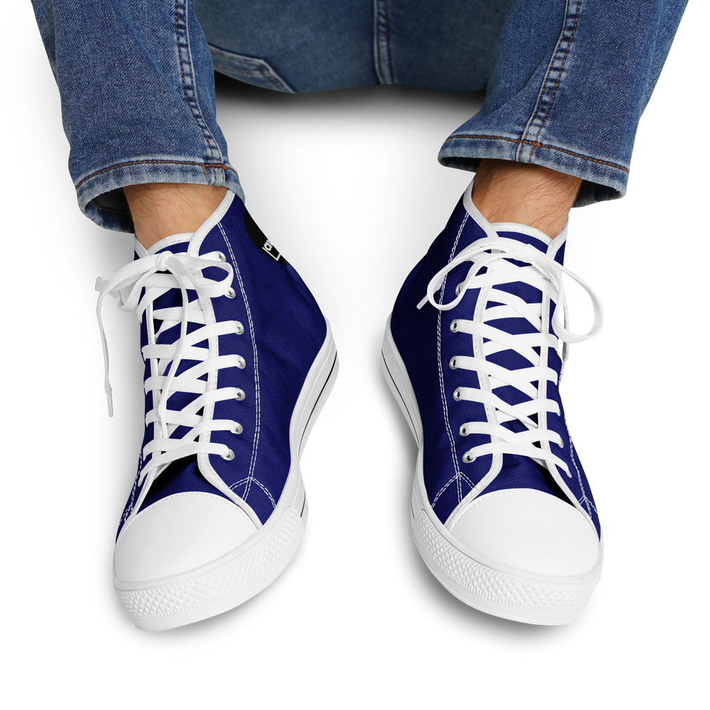 MEN'S PINNACLE HIGH TOP SNEAKERS | navy