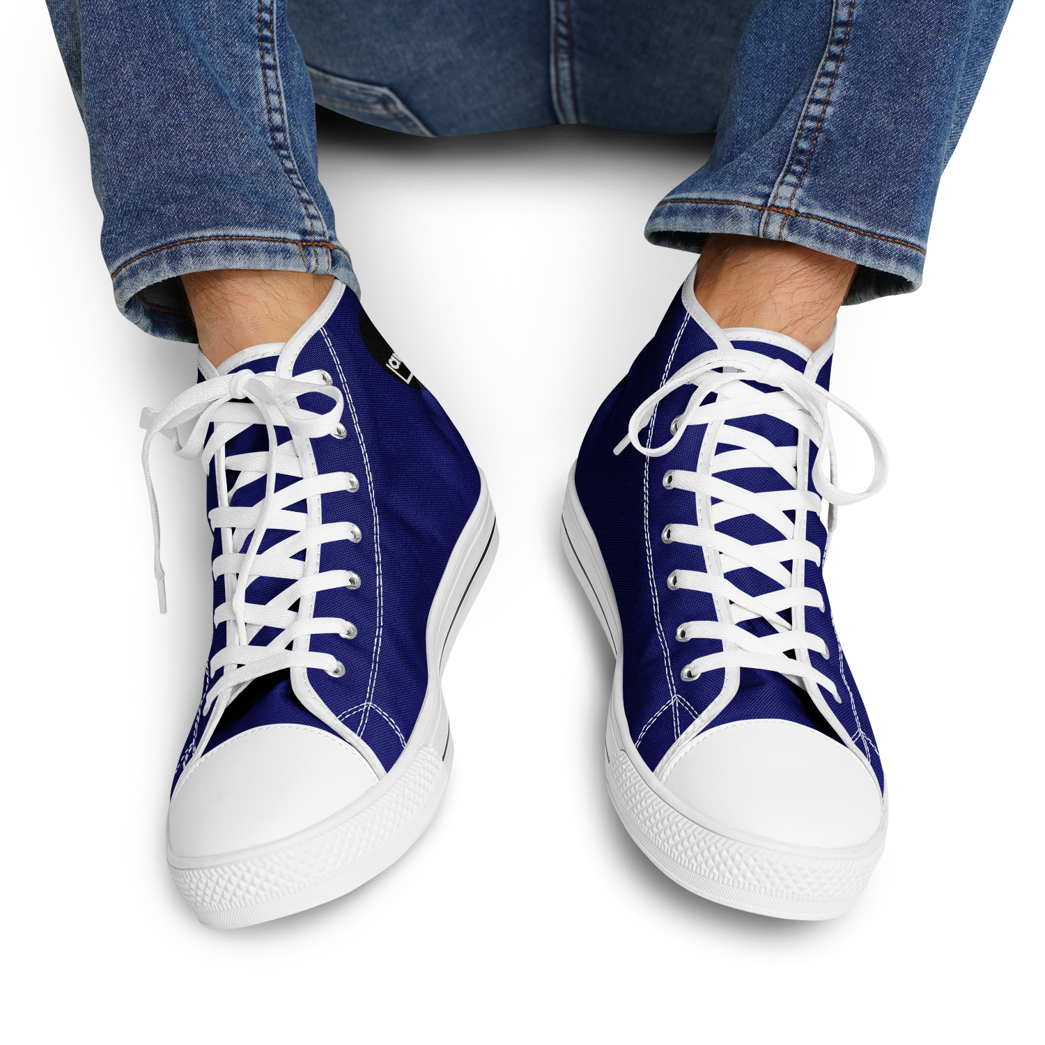 MEN'S PINNACLE HIGH TOP SNEAKERS | navy