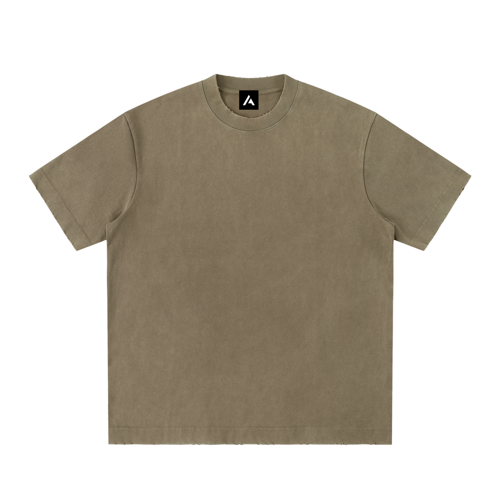 all,heavyweight,vintage washed,frayed,t-shirt,tee,one-size,arcaprl,arcadia apparel,arcadia