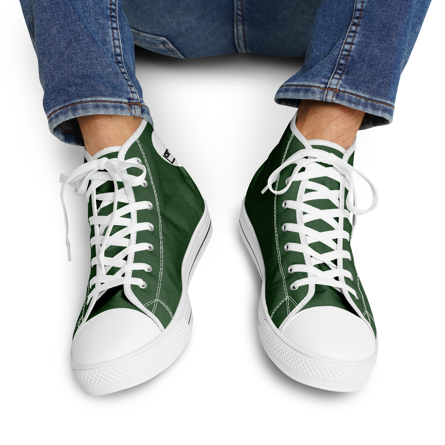 MEN'S PINNACLE HIGH TOP SNEAKERS | forest green