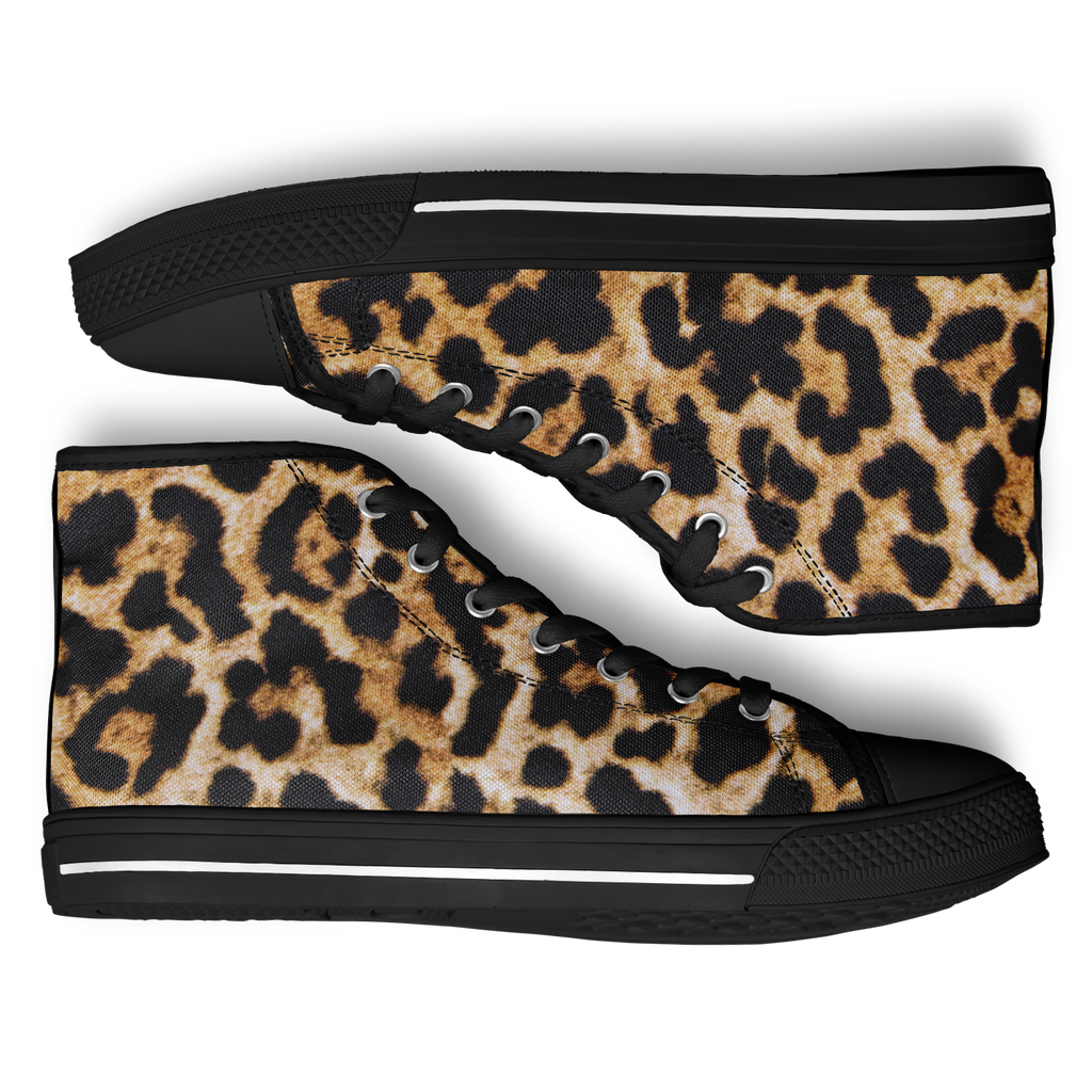 SNE4K | high top | leopard print | black details