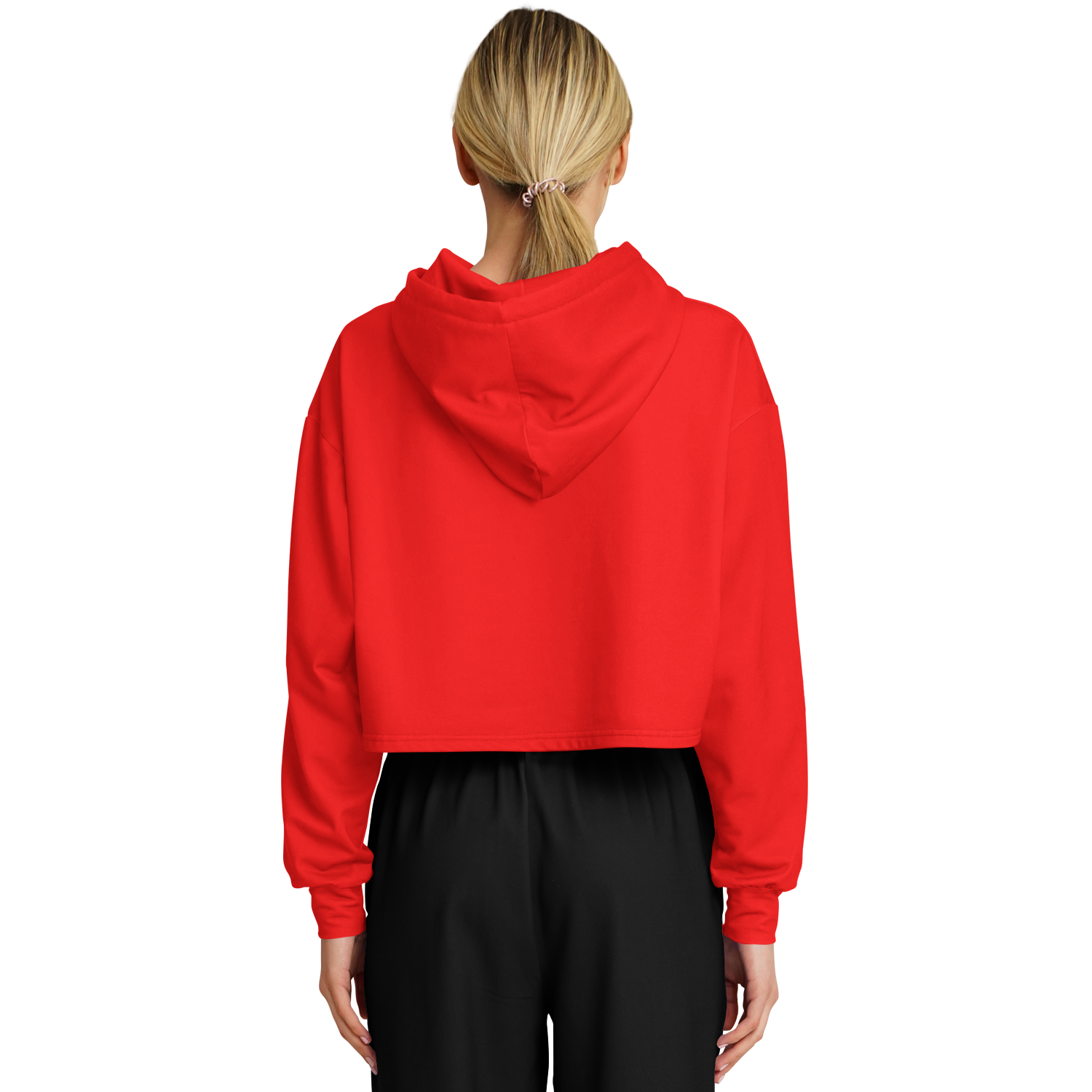 WOMEN'S SUMMIT CROPPED HOODIE | really red