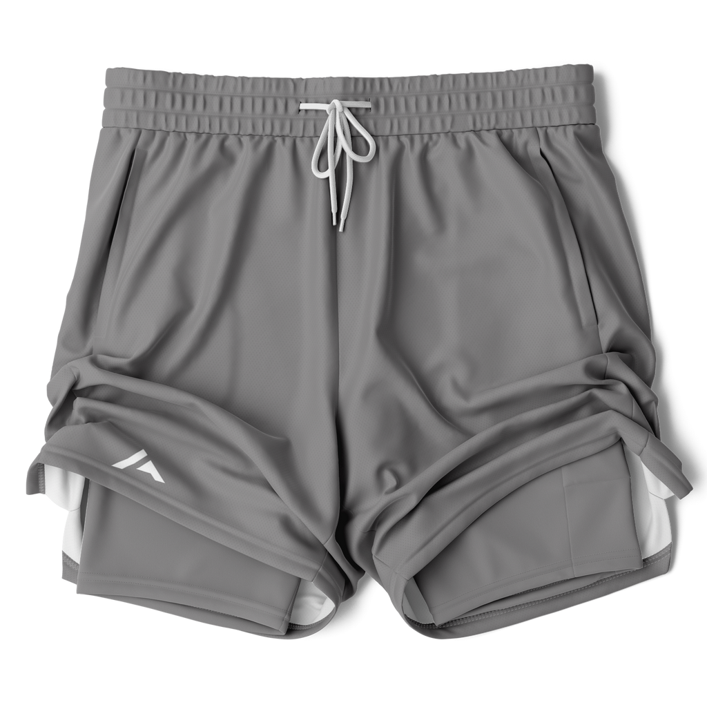 MEN'S SLIPSTREAM DUALS | athletic grey - Arcadia Apparel