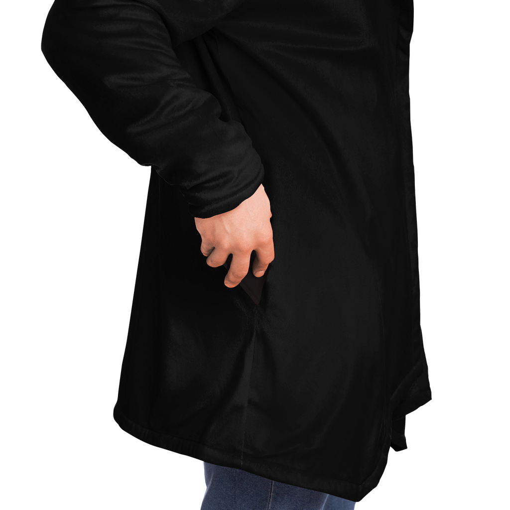MEN'S MICROFLEECE CLOAK | black