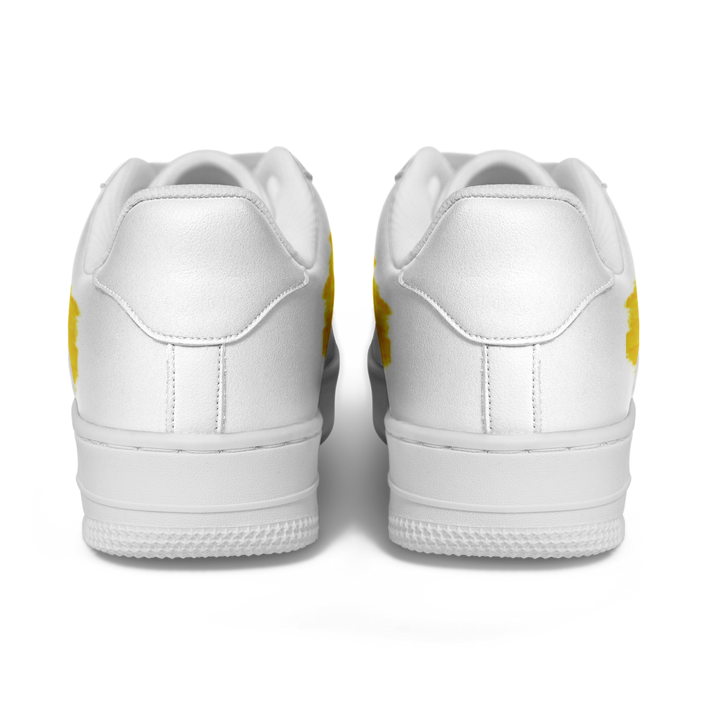 N | core low top | yellow paint stripe