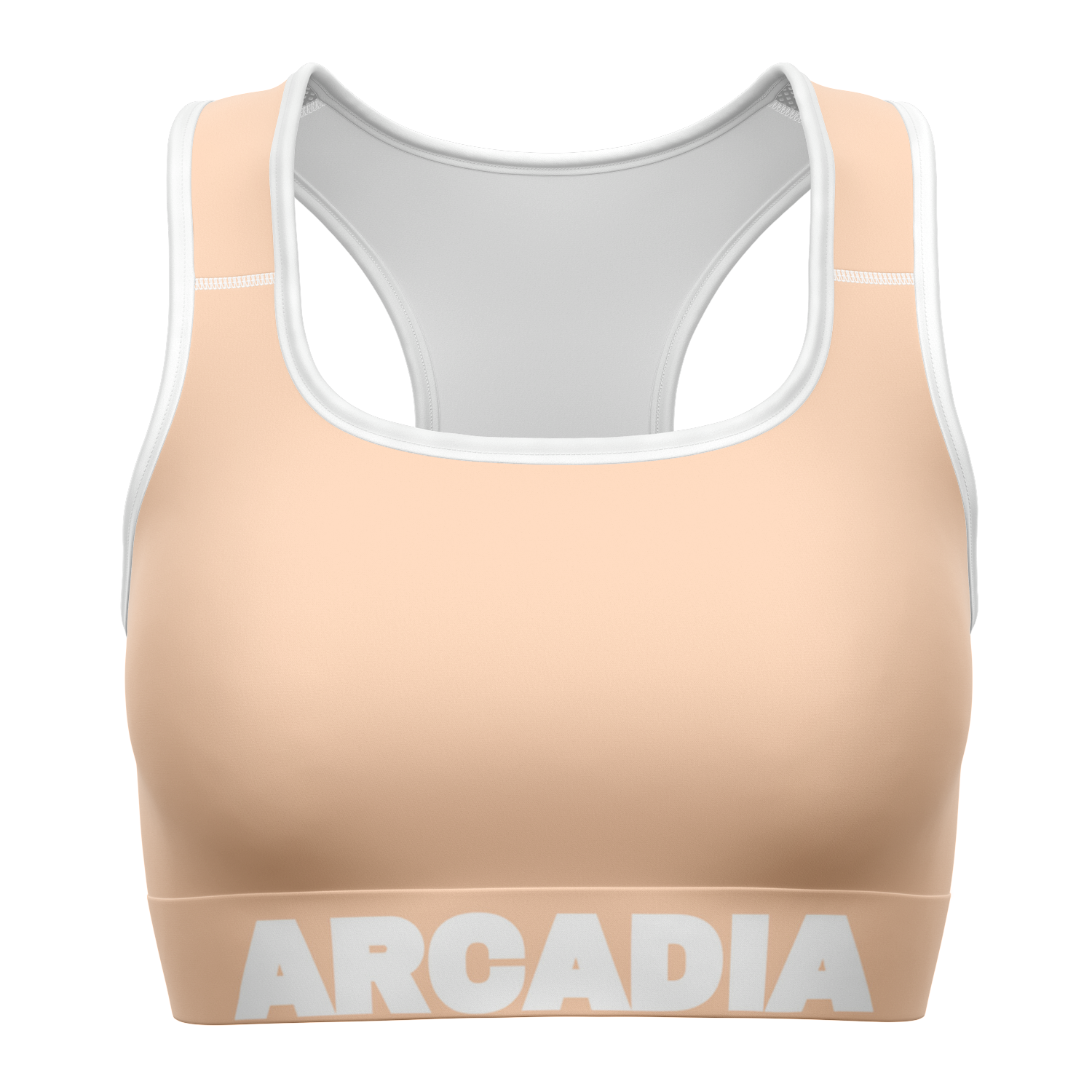 New Orleans Nude Longline Sports Bra - Arcadia Apparel