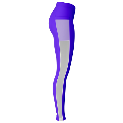 Violet Mesh Pocket Leggings - Arcadia Apparel