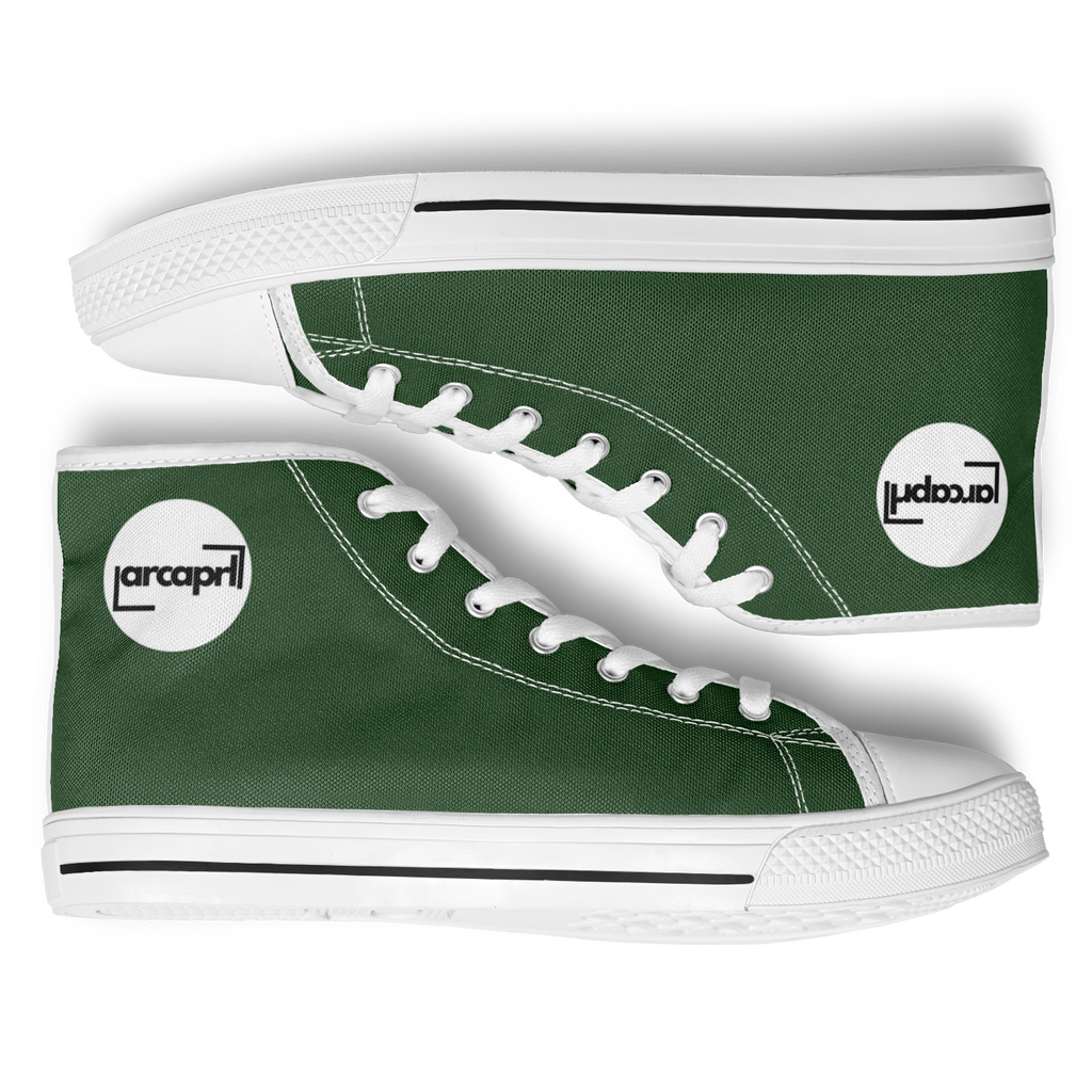 WOMEN'S PINNACLE HIGH TOP SNEAKERS | forest green