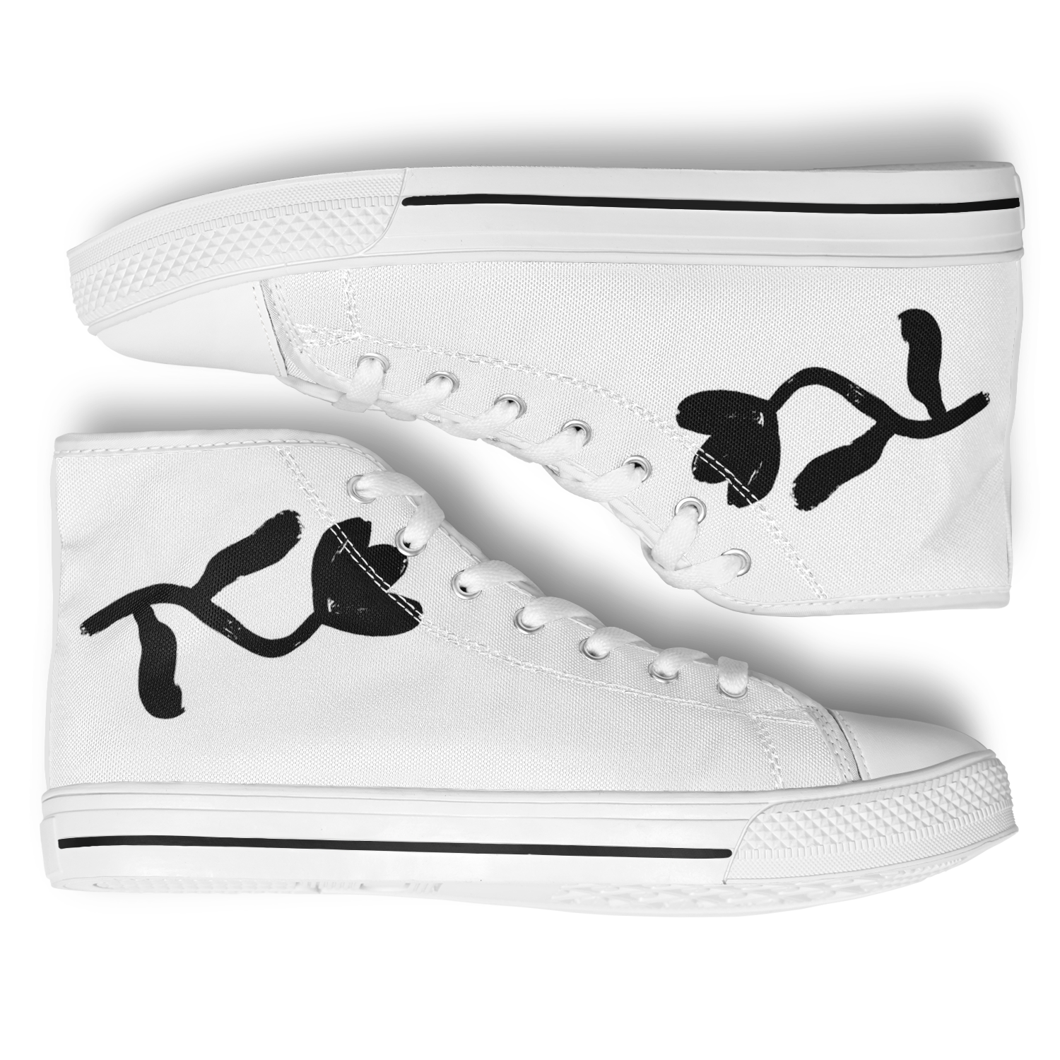 N | SNEAK | tulip pattern high top