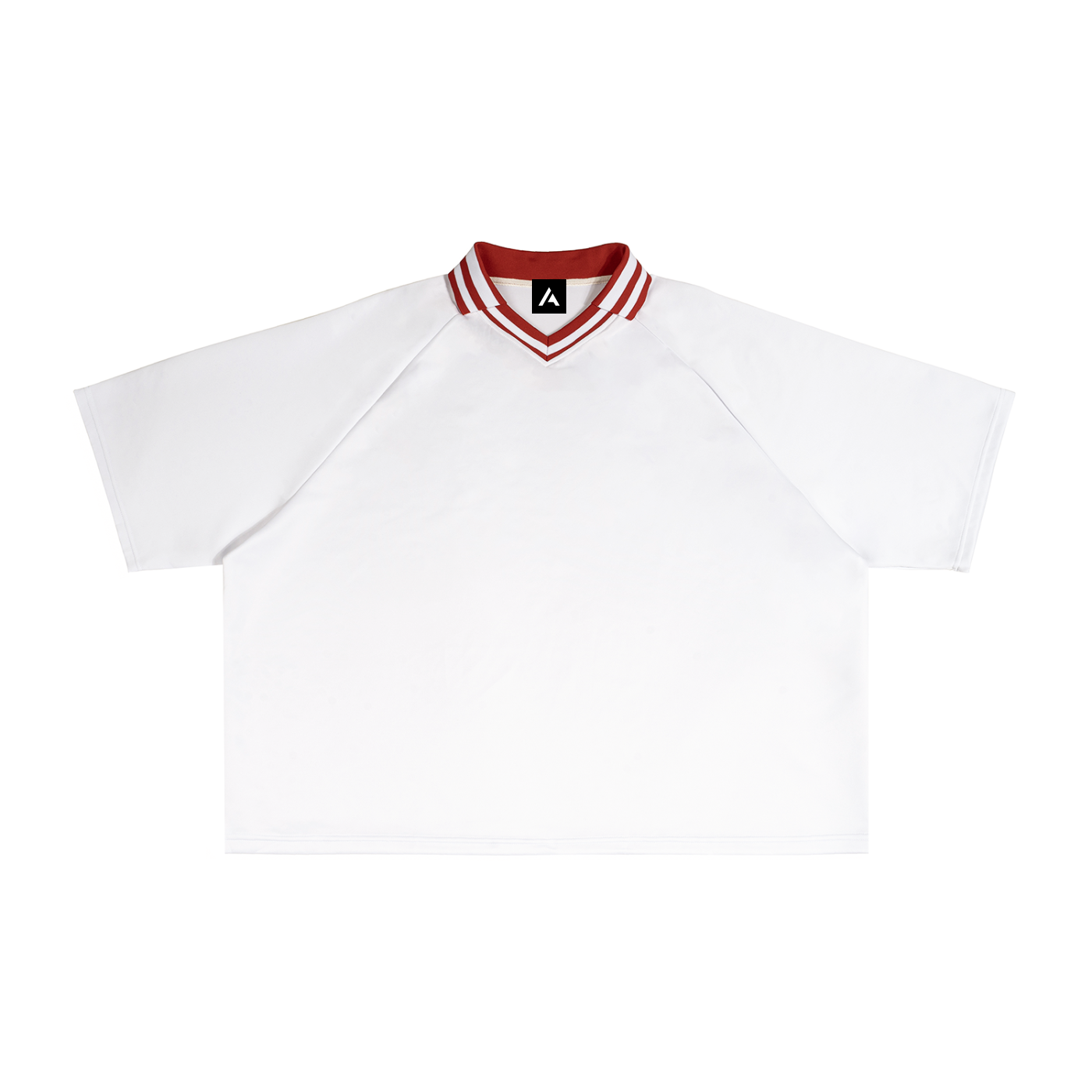 math,wath,mens athleisure,womens athleisure,contrast,lapel,all,collar,boxy,t-shirt