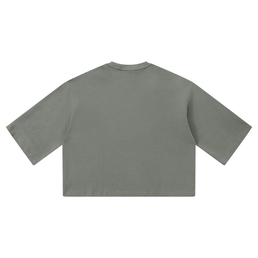 O | waffle boxy t-shirt