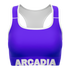 Violet Longline Sports Bra - Arcadia Apparel