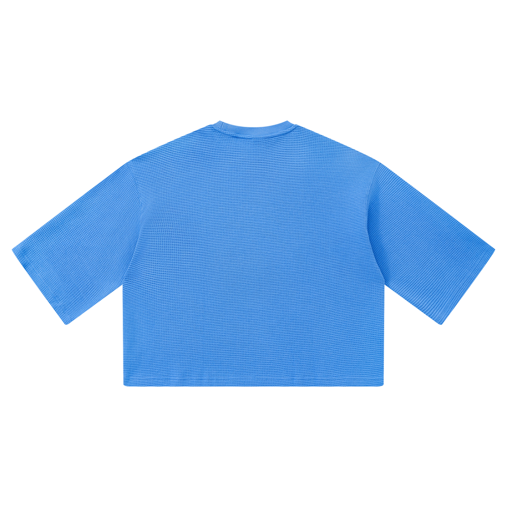 O | waffle boxy t-shirt