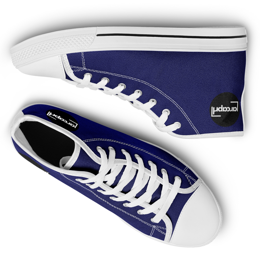 WOMEN'S PINNACLE HIGH TOP SNEAKERS | navy