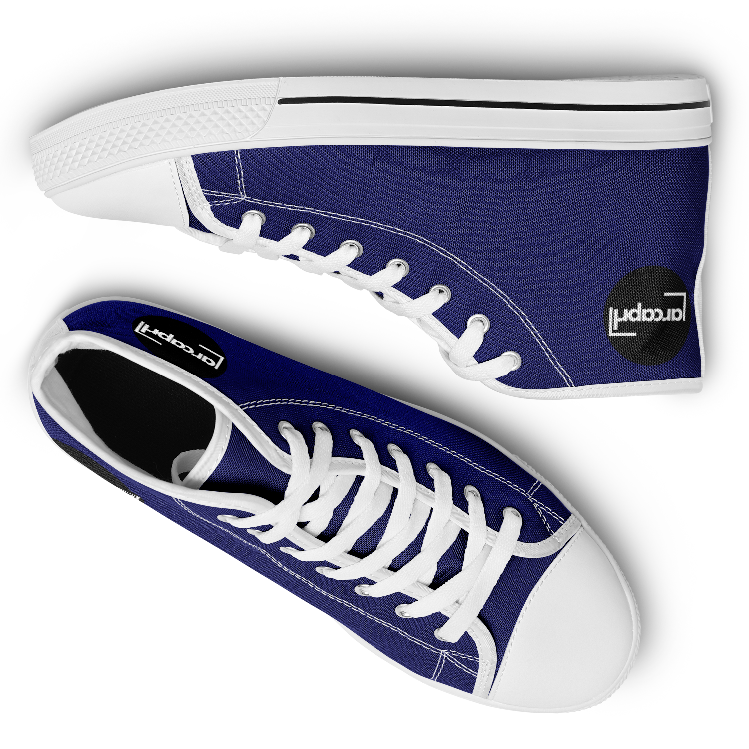 WOMEN'S PINNACLE HIGH TOP SNEAKERS | navy