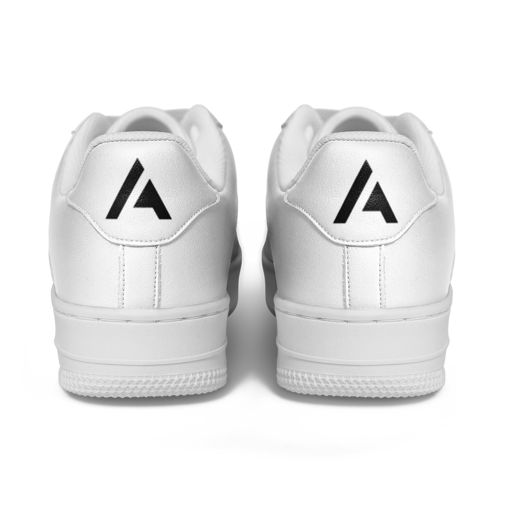 N | core low top | white w/ logo on heels - Arcadia Apparel