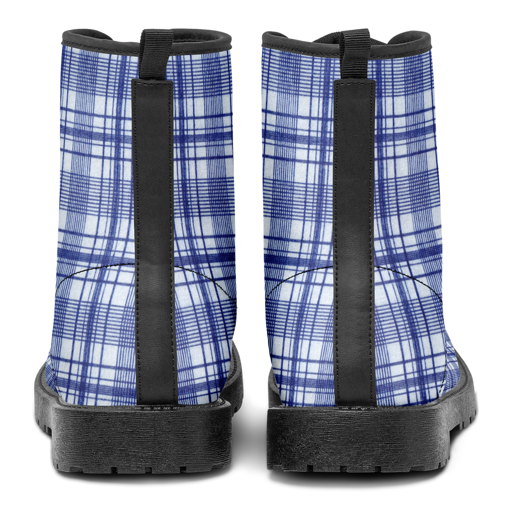 N | city strider boot | blue plaid