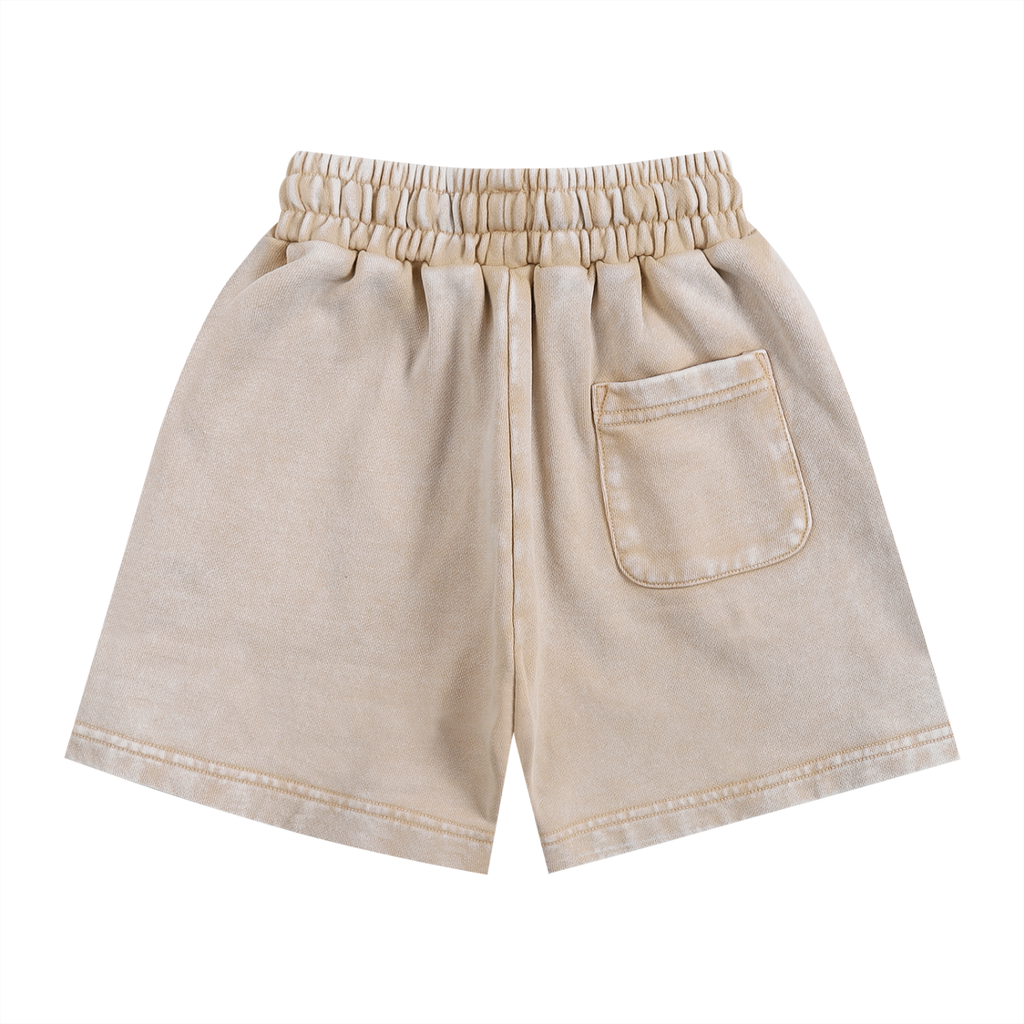K | snow-washed kids' shorts