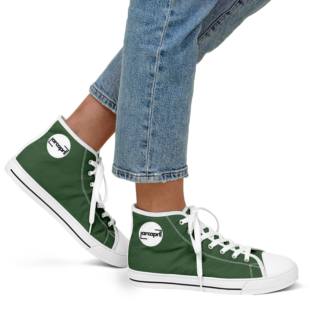 WOMEN'S PINNACLE HIGH TOP SNEAKERS | forest green