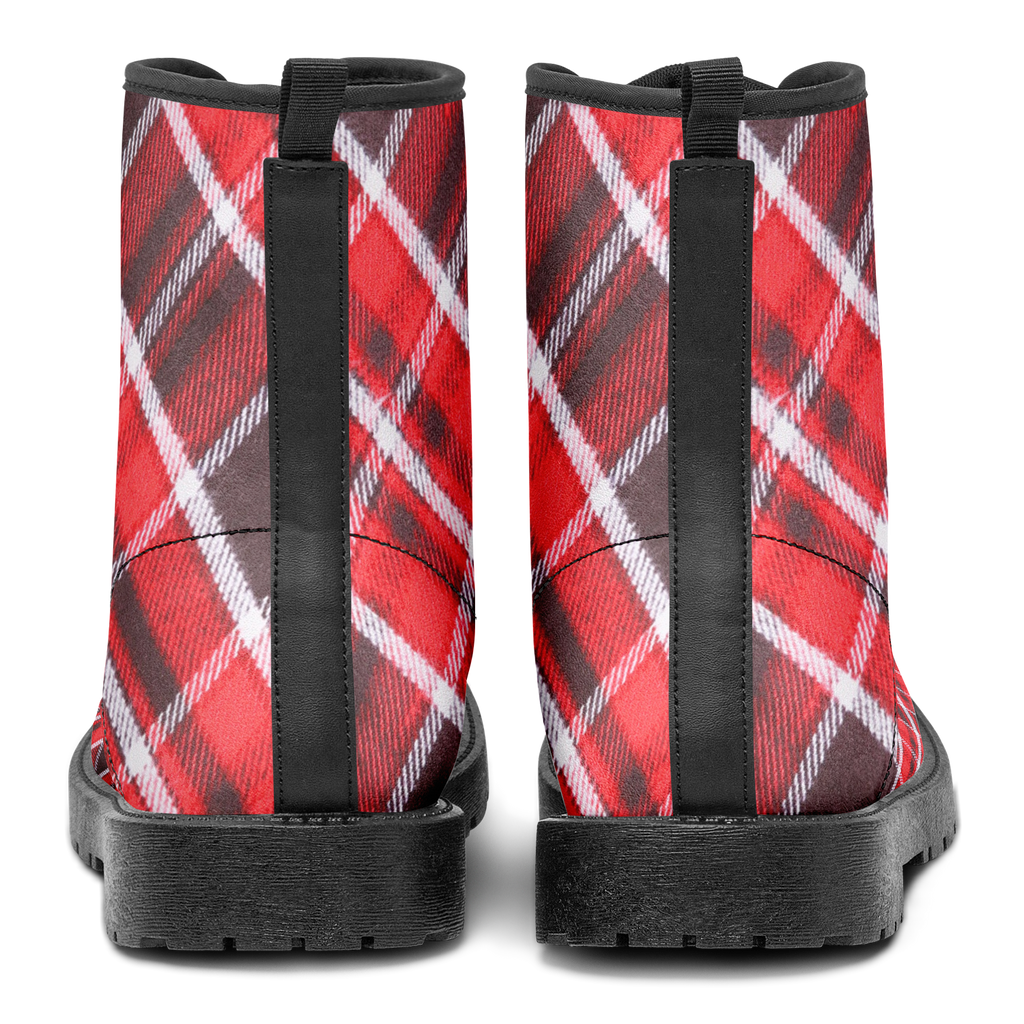 N | city strider boot | red plaid