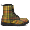 N | city strider boot | yellow plaid