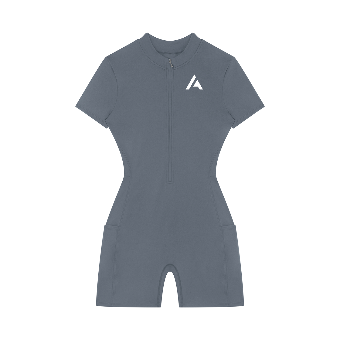 all,arcaprl,quarter,zip,short,sleeve,romper,women,womens,woman,womans,upper,body,wo0012
