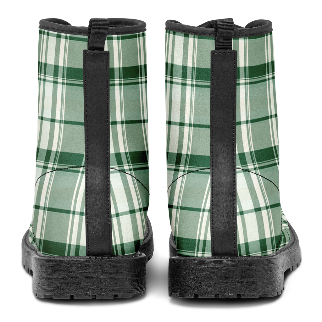 N | city strider boot | green plaid