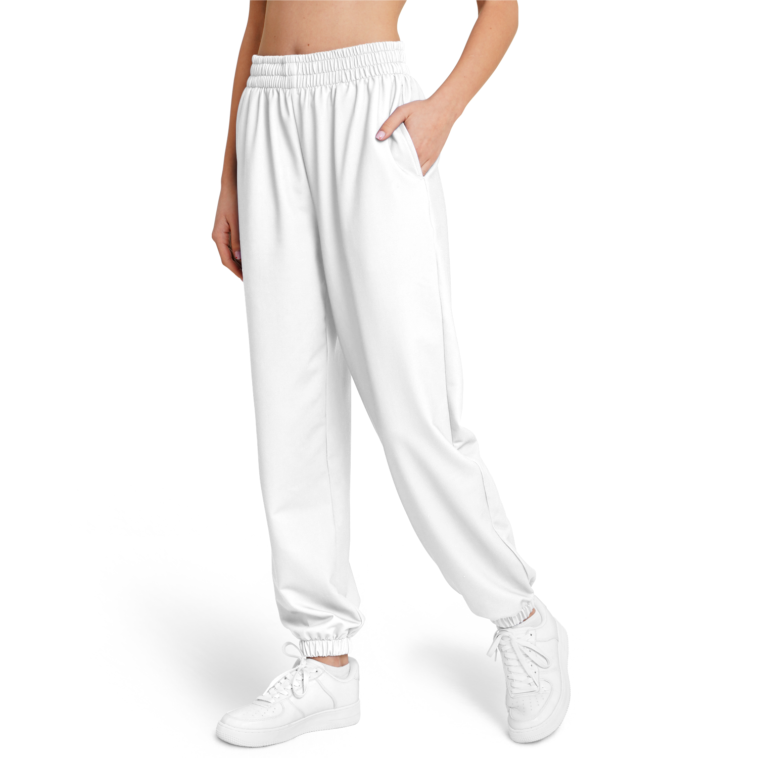 WOMEN'S SWAYLINE FASHION SWEATPANTS | white