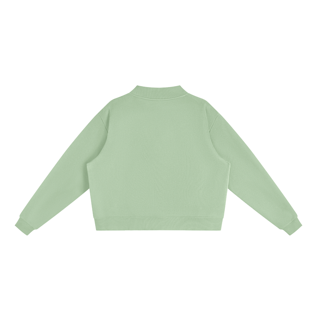 all,arcaprl,womens,womans,women,woman,W,essential,fleece,mock,neck,crew,sweatshirt,upper,body,upperbody