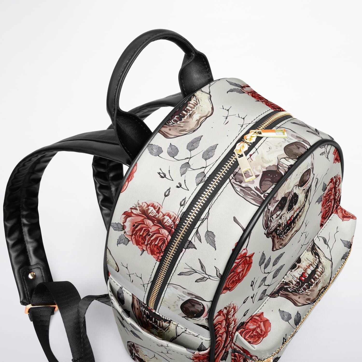 City Mini Backpack | skulls and roses