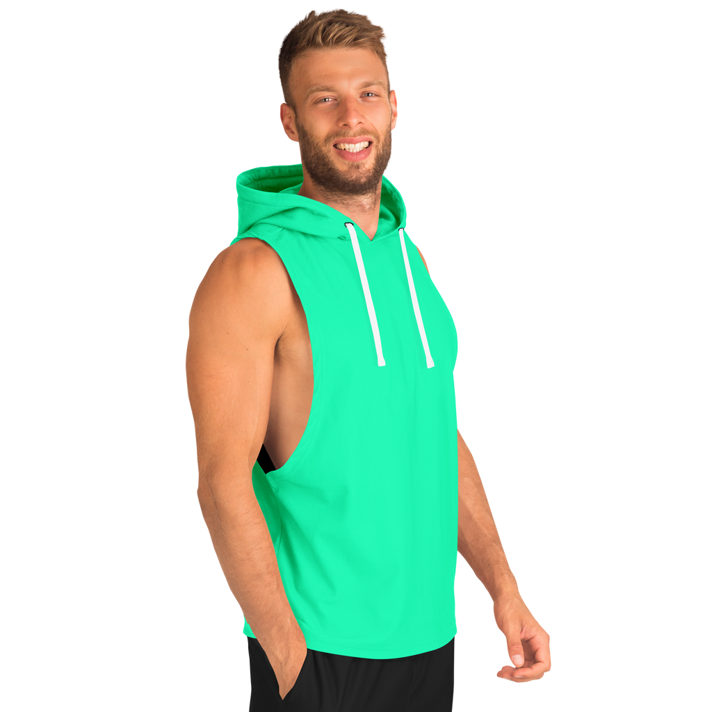 MEN'S BRIGHT SIDE COLLECTION | SLEEVELESS HOODIE | mint