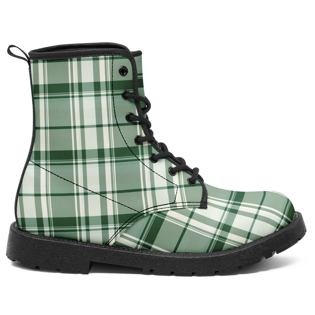 N | city strider boot | green plaid