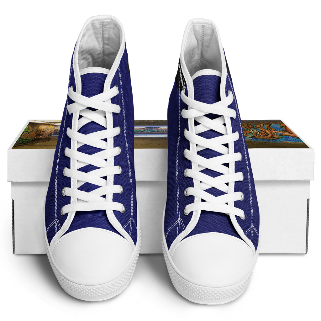 MEN'S PINNACLE HIGH TOP SNEAKERS | navy
