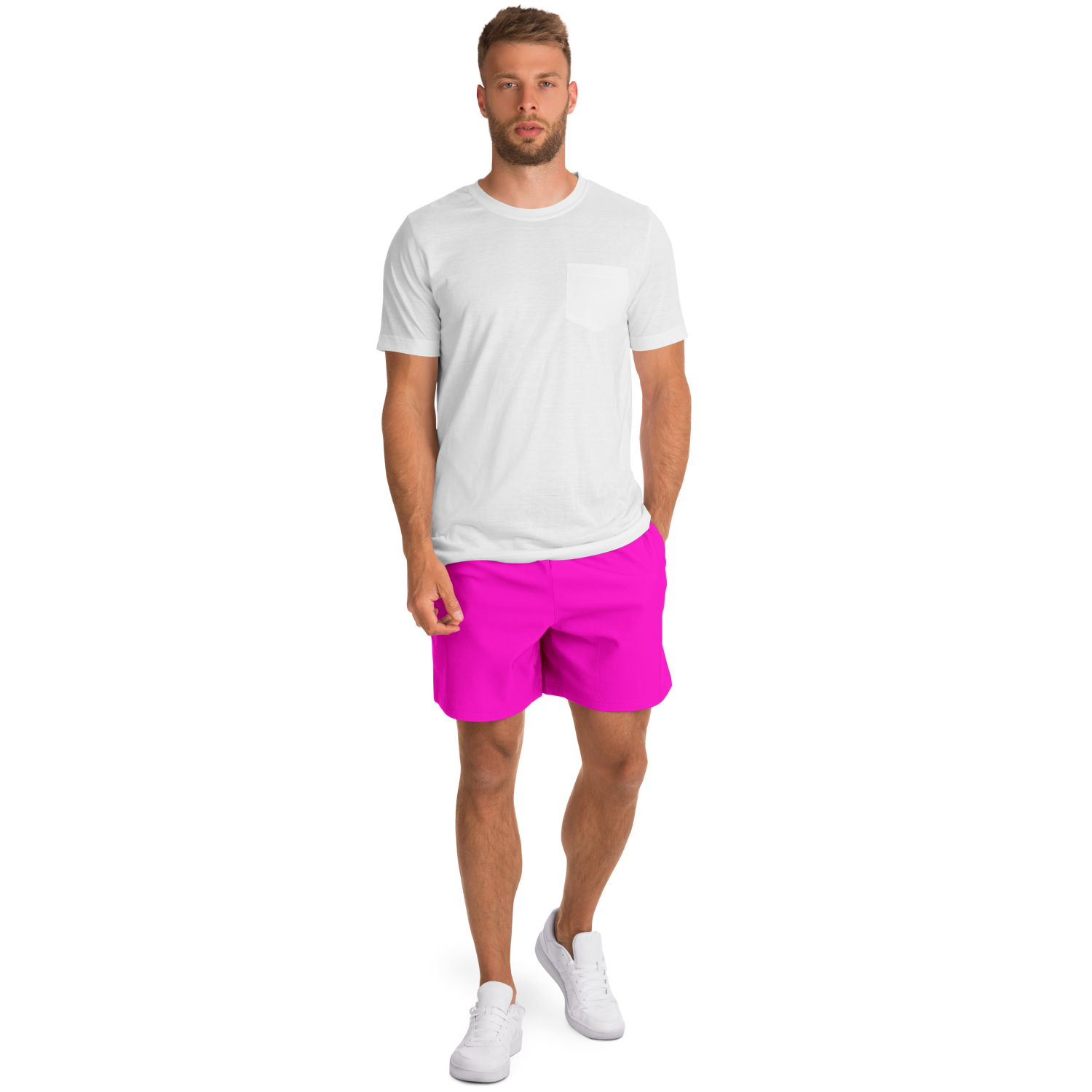 MEN'S SUMMIT SHORTS | cherry popsicle