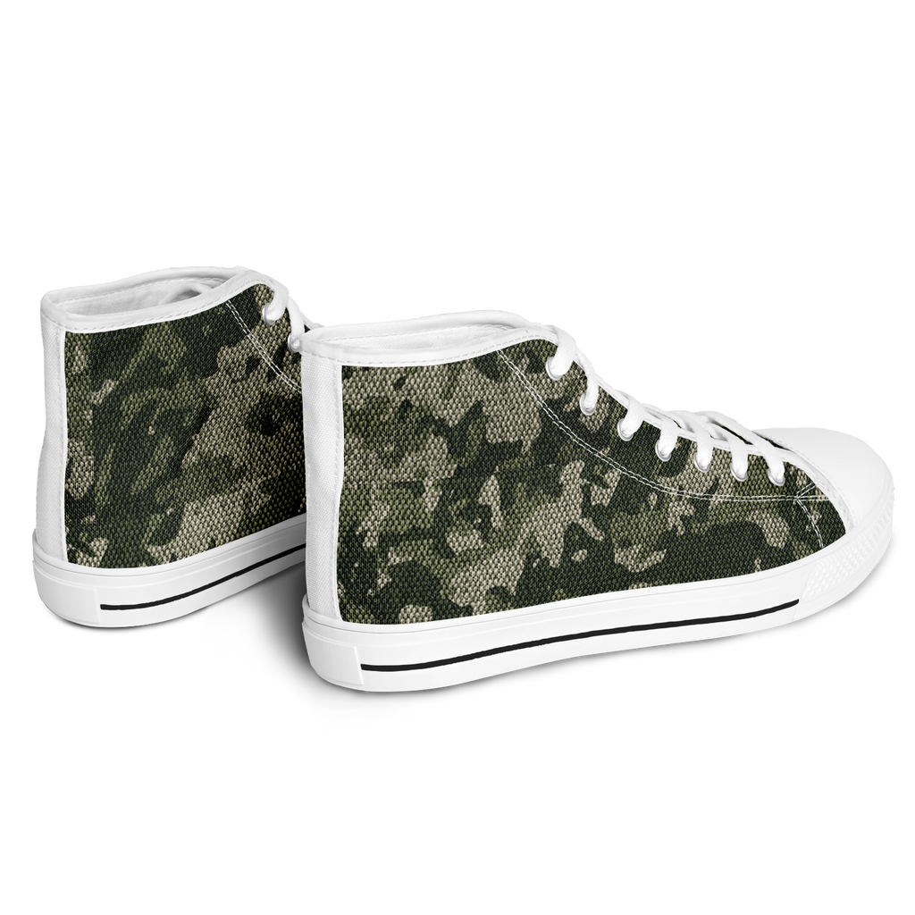 HIGH TOP | green camo | white sole