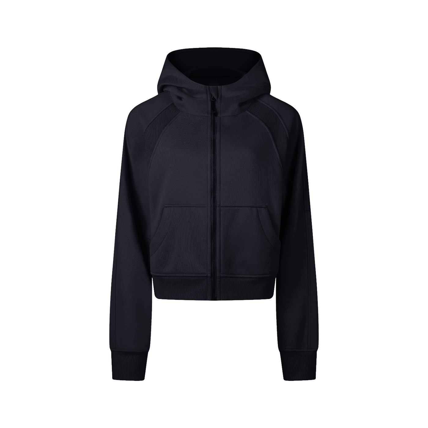 WOMEN'S ZIP-THROUGH HOODIE | cropped - Arcadia Apparel