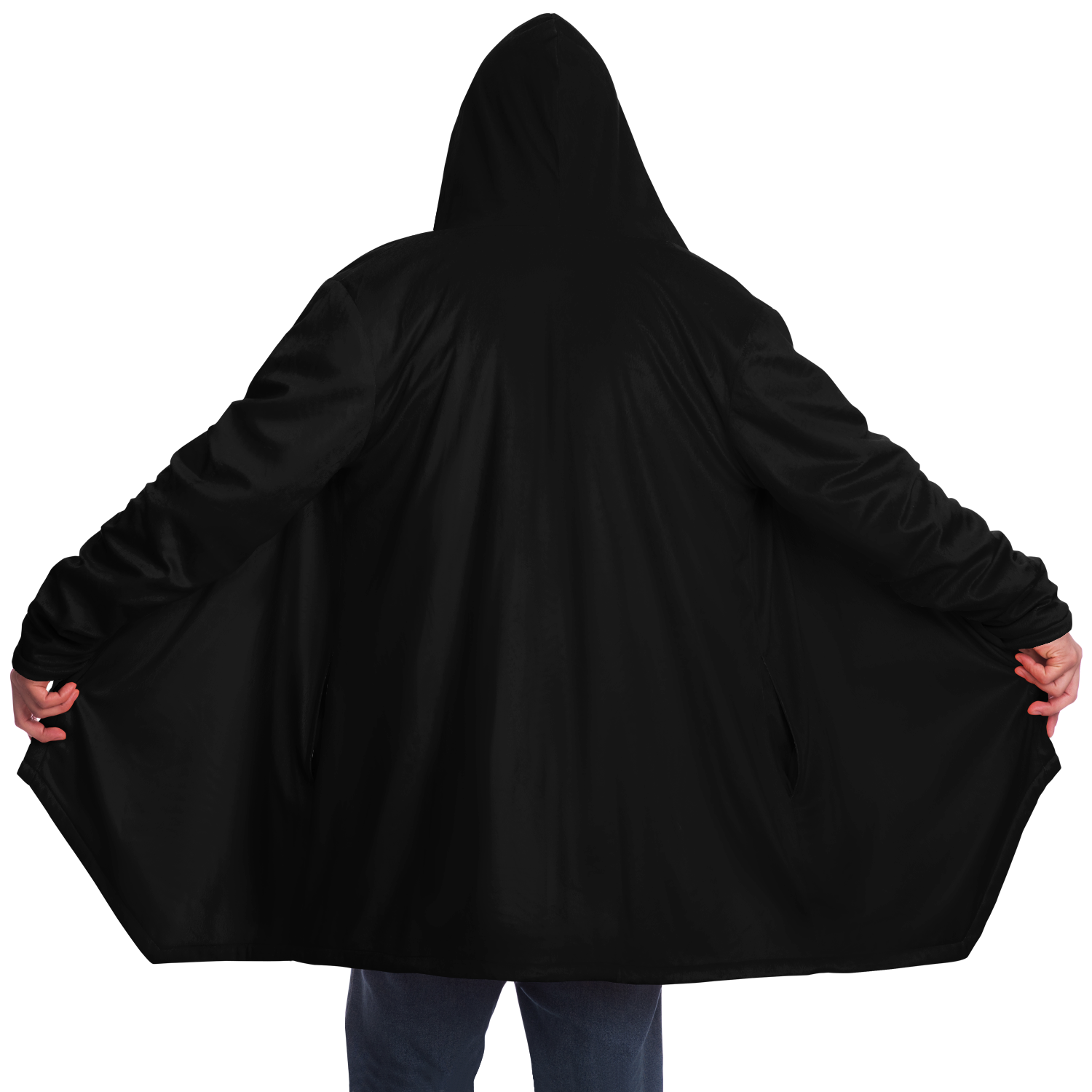 MEN'S MICROFLEECE CLOAK | black