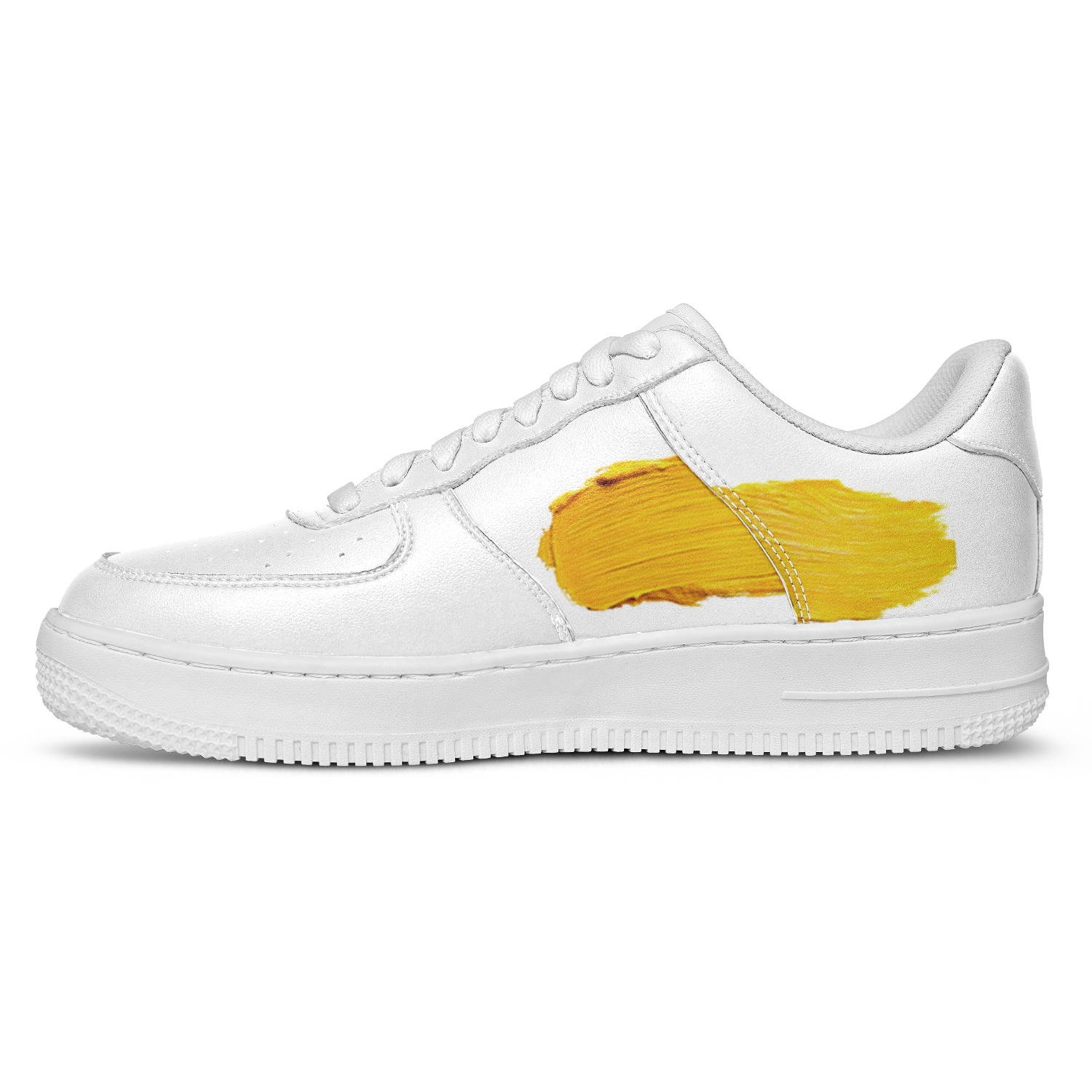 N | core low top | yellow paint stripe
