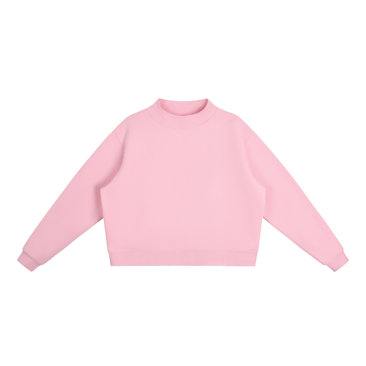 all,arcaprl,womens,womans,women,woman,W,essential,fleece,mock,neck,crew,sweatshirt,upper,body,upperbody