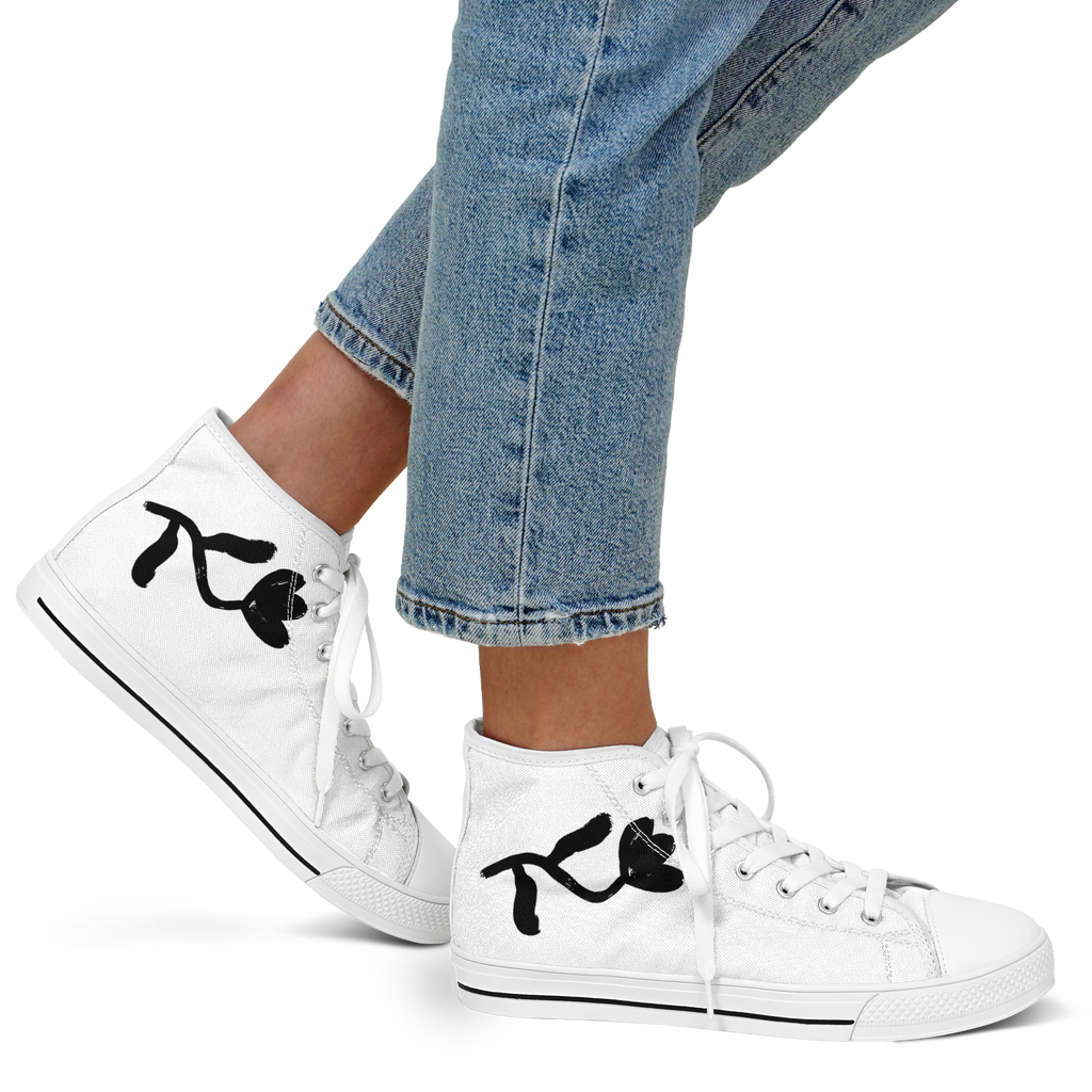 N | SNEAK | tulip pattern high top