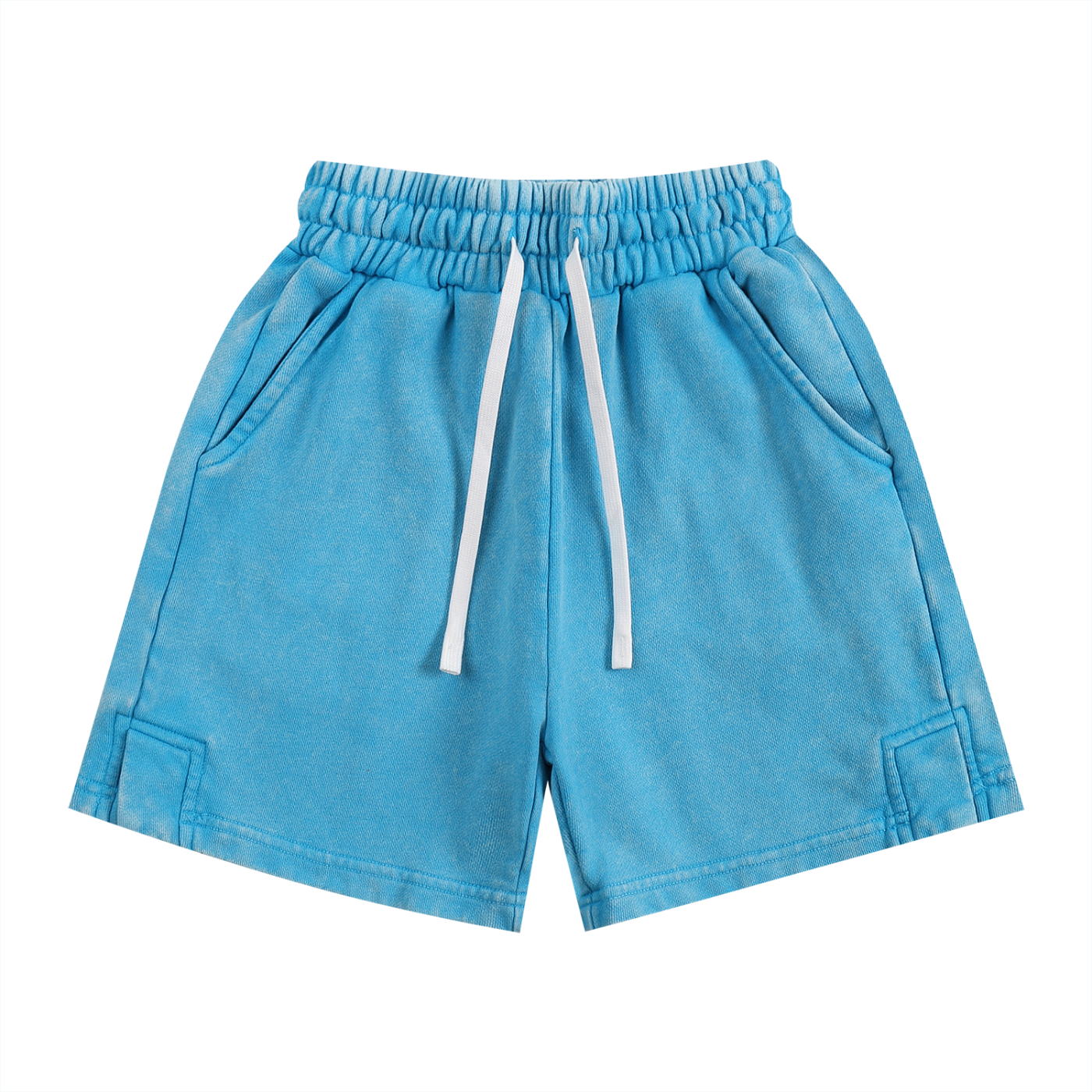 K | snow-washed kids' shorts