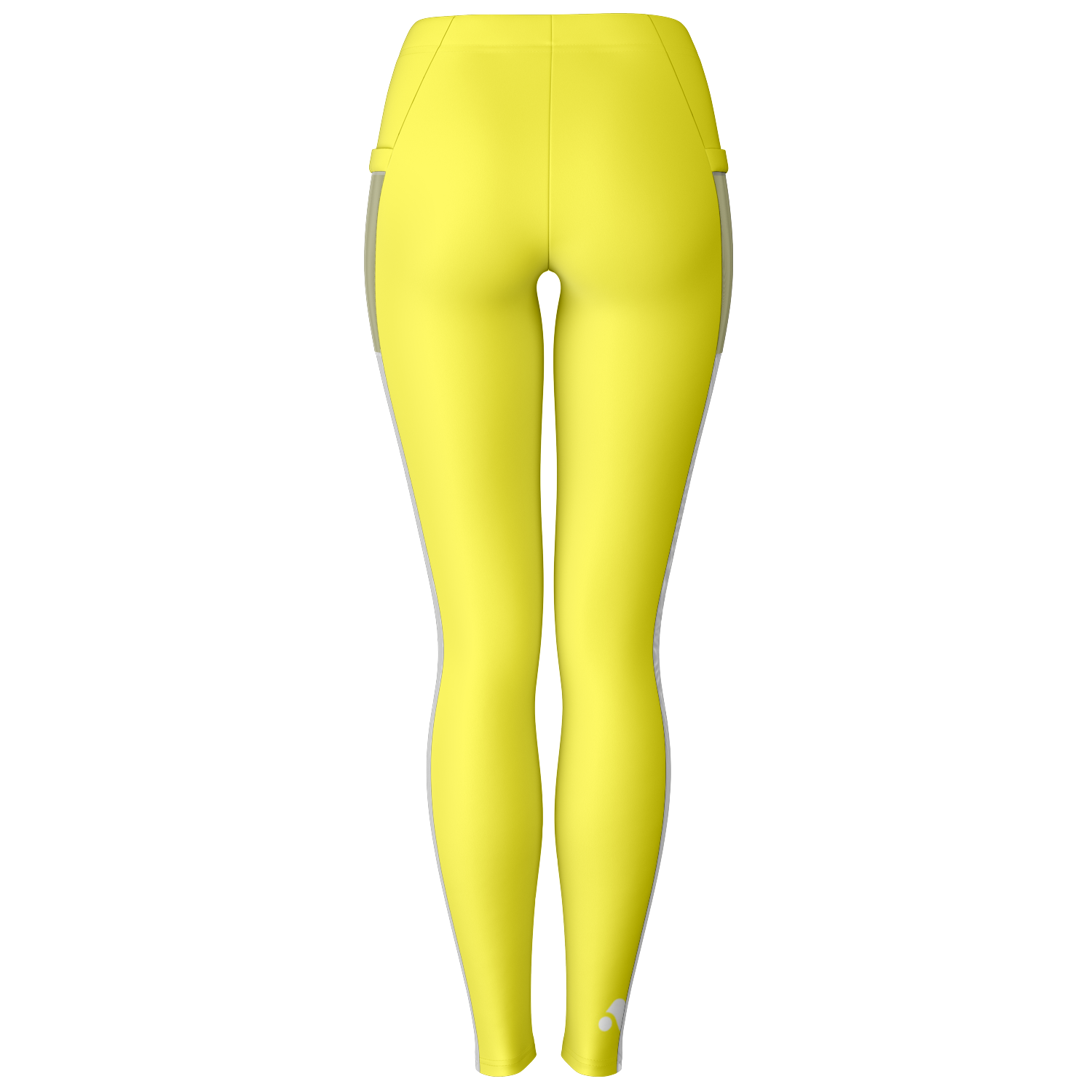 Yellow Mesh Pocket Leggings - Arcadia Apparel