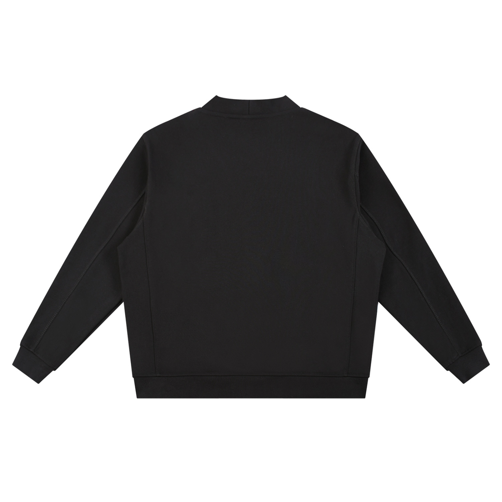 M | essential heavyweight sweat cardigan