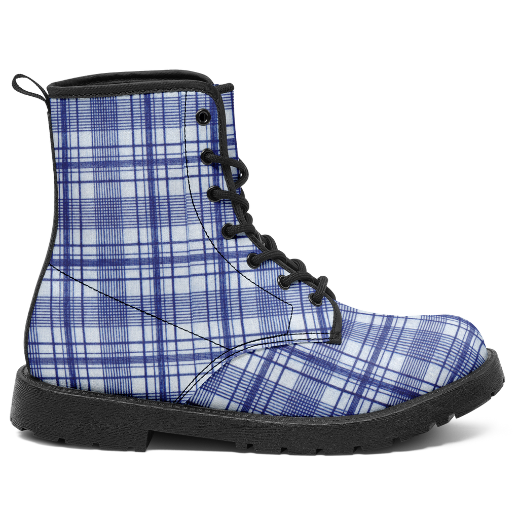 N | city strider boot | blue plaid