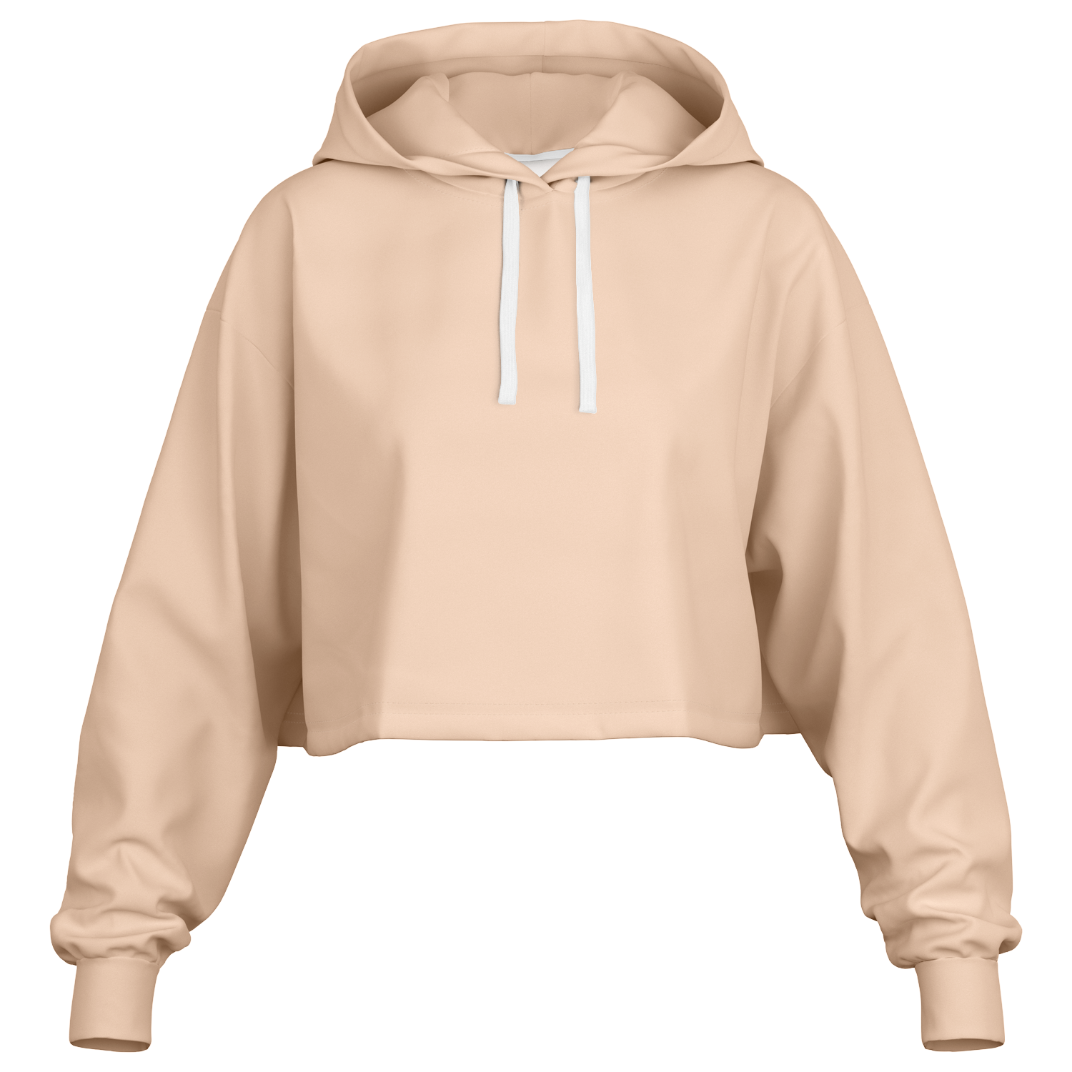 WOMEN'S SUMMIT CROPPED HOODIE | nude