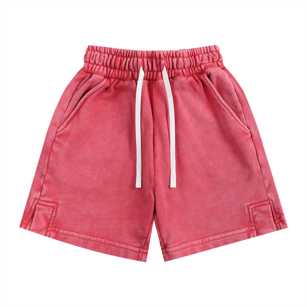 K | snow-washed kids' shorts