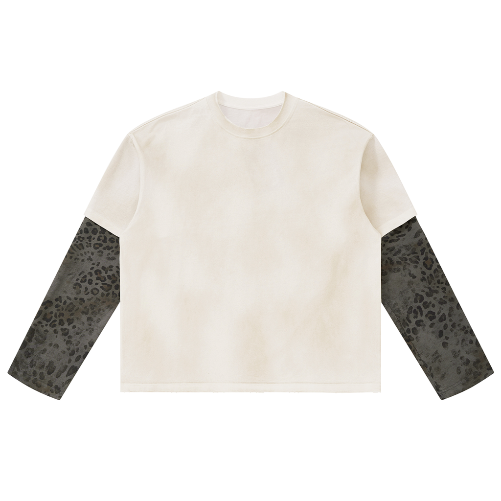 all,arcaprl,vintage,wash,leopard,paneled,panelled,tshirt,layer,layered,one,size,onesize,upper,body,upperbody