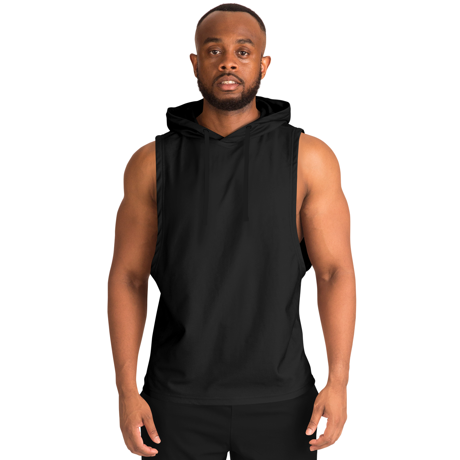 MEN'S SLEEVELESS SUMMIT HOODIE | black
